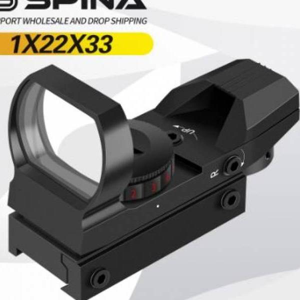 [해외] 홀로그램 도트 사이트 20mm 레일 SPINA Optics 1x22x33