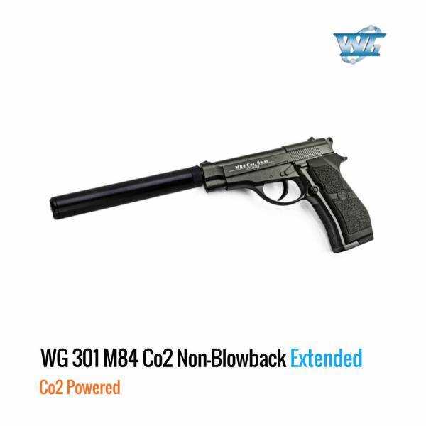 [해외] 윈건 WG 301 M84 Co2 논블로우백 풀메탈 Extended