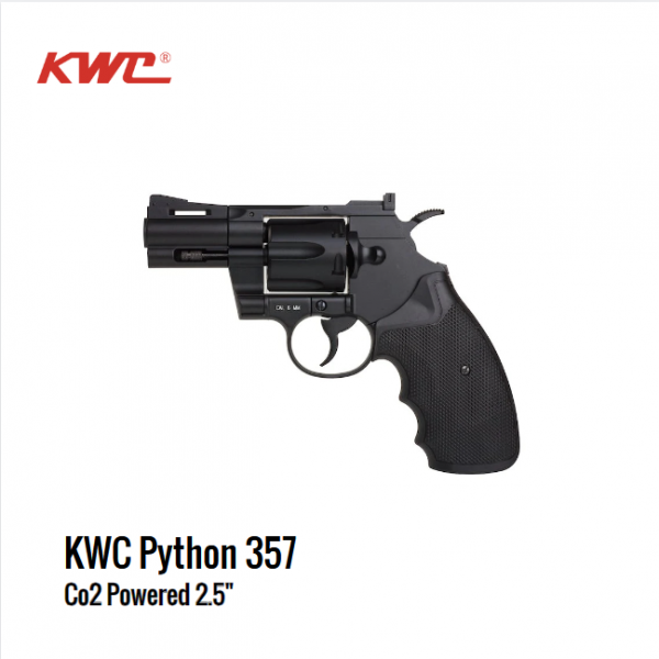 [해외] KWC Python 357 2.5인치 CO2 리볼버 풀메탈
