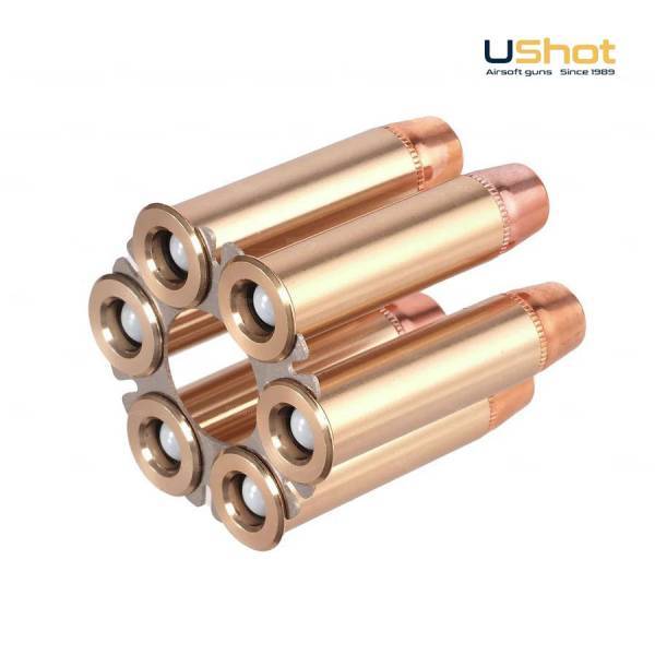 [해외] 윈건 WG S&W M29 M629 Ushot 스테인리스 스틸 쉘 카트리지 스미스웨슨