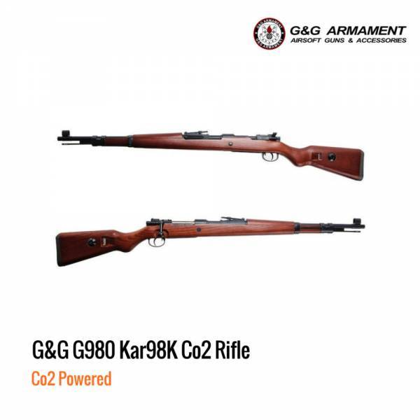 [해외] G&G G980 Kar98K Co2 라이플 Real Wood