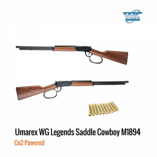 [해외] 윈건 Umarex WG Legends Saddle Cowboy 윈체스터 M1894 Co2 라이플 레버액션 Tactical Faux Wood