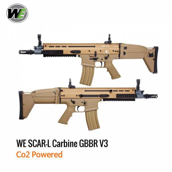 [해외] WE SCAR-L V3 Co2 블로우백 라이플 탄색