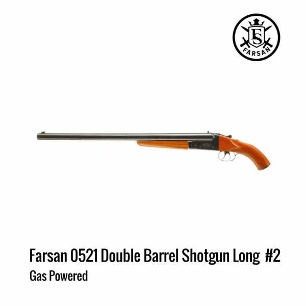 [해외] Farsan 더블바렐 가스 샷건 롱타입 Sawed Off 나무재질