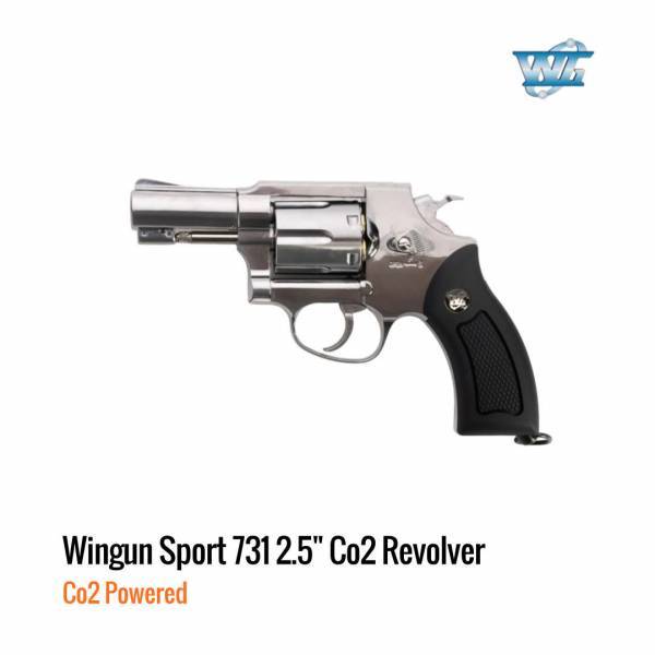 [해외] 윈건 WG Super Sports 731 M36 Co2 리볼버 2.5인치 실버