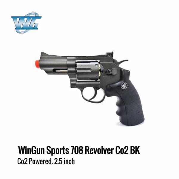 [해외] 윈건 WG Super Sports 708 Co2 리볼버 2.5인치 블랙