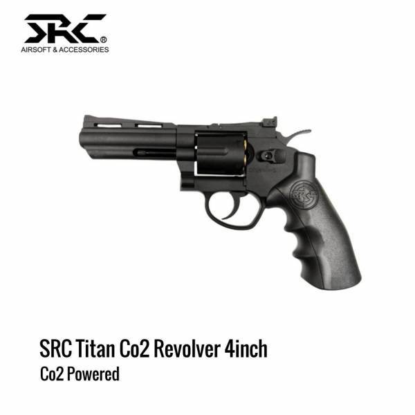 [해외] SRC Titan Co2 리볼버 4인치 블랙