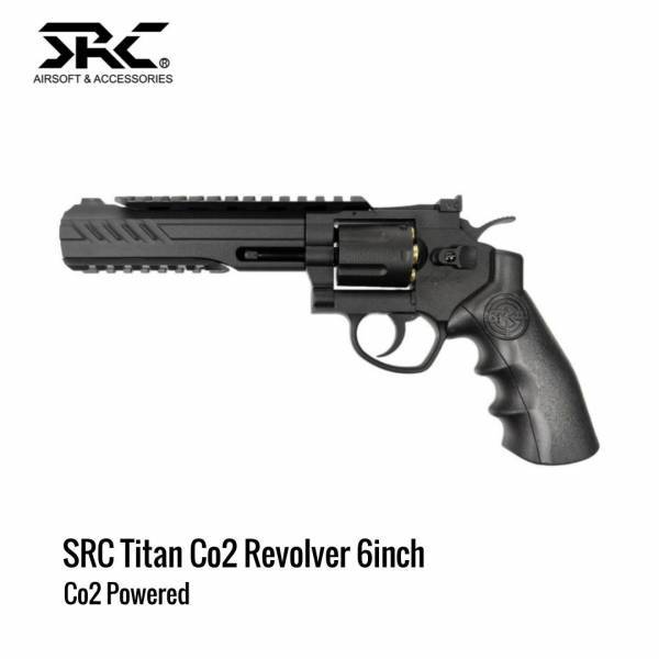 [해외] SRC Titan Co2 리볼버 6인치 블랙