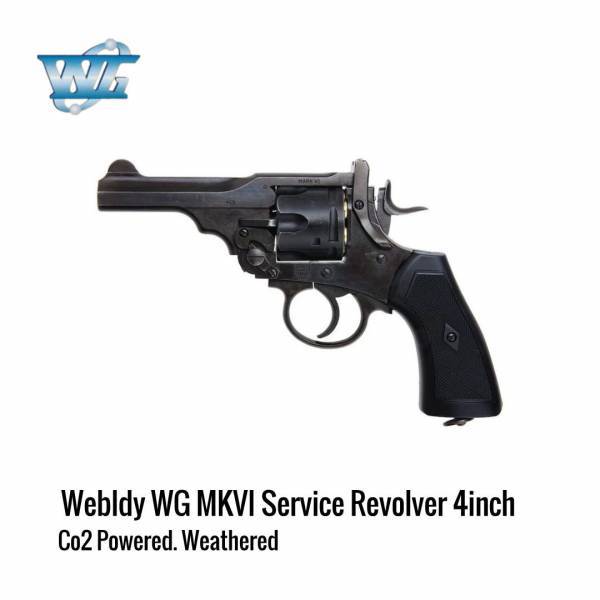 [해외] Webley WG MKVI Revolver Co2 리볼버 4인치 Weathered