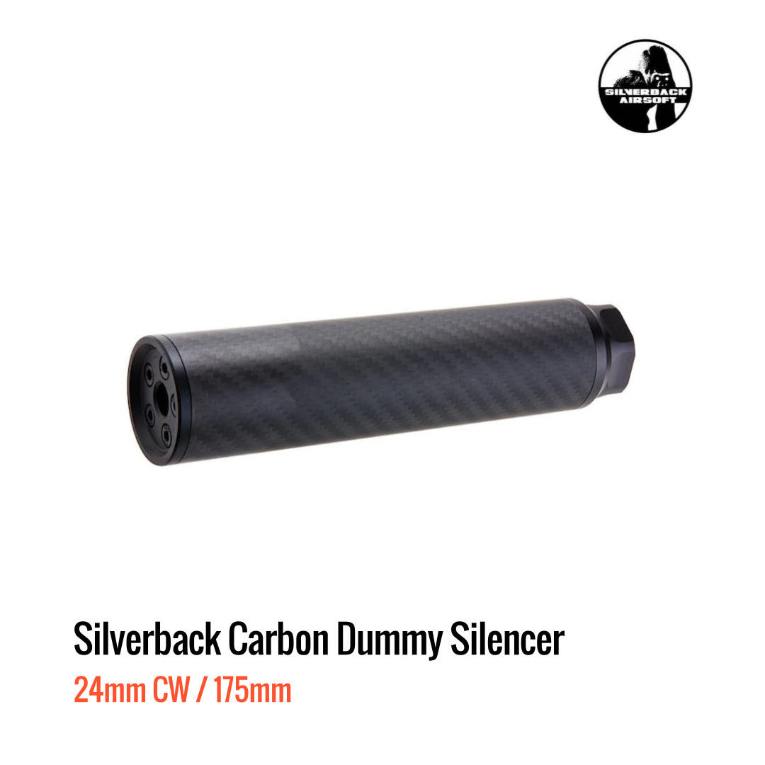 [해외] Silverback 24mm CW 카본 더미 소음기 175mm