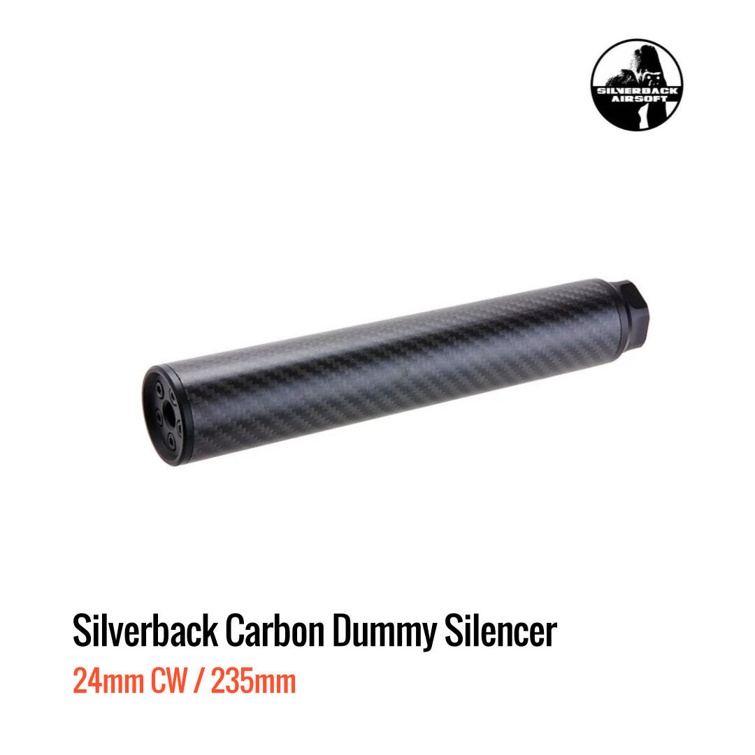 [해외] Silverback 24mm CW 카본 더미 소음기 235mm