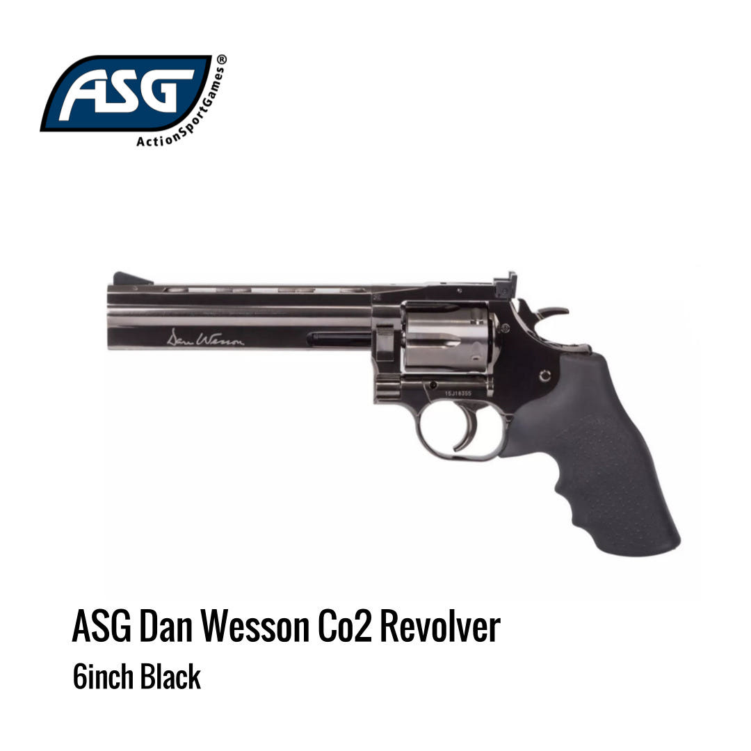 [해외] ASG Dan Wesson 715 6인치  Co2 리볼버 티타늄 블랙