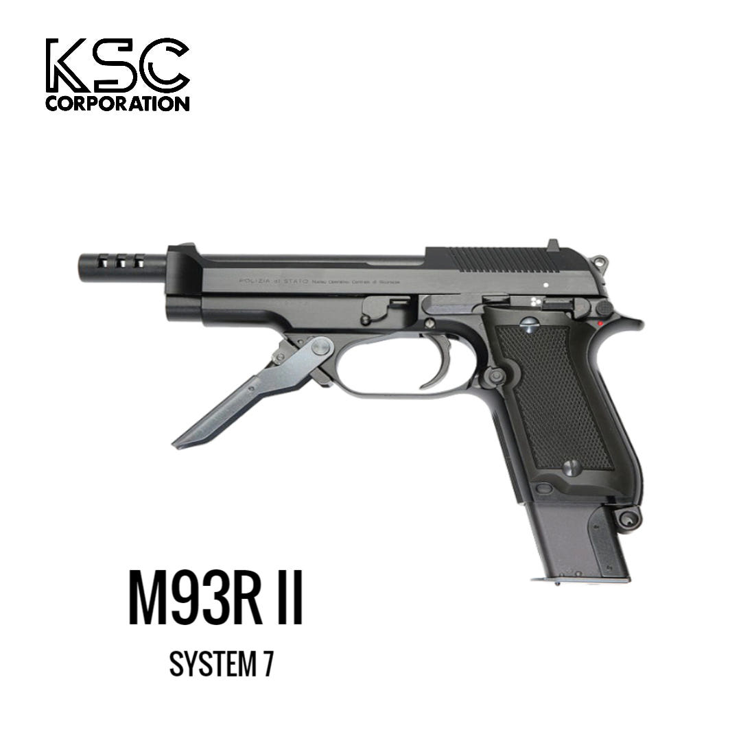 [해외] KSC M93R II System7 대만버전 메탈 가스건 버스트샷
