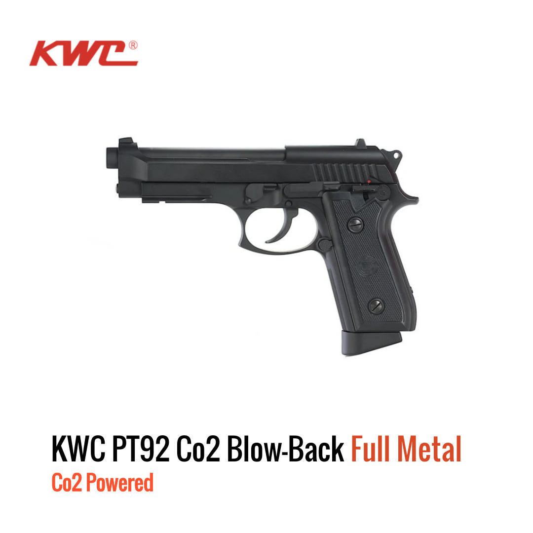 [해외] KWC PT92 Co2 블로우백 가스건 풀메탈 베레타