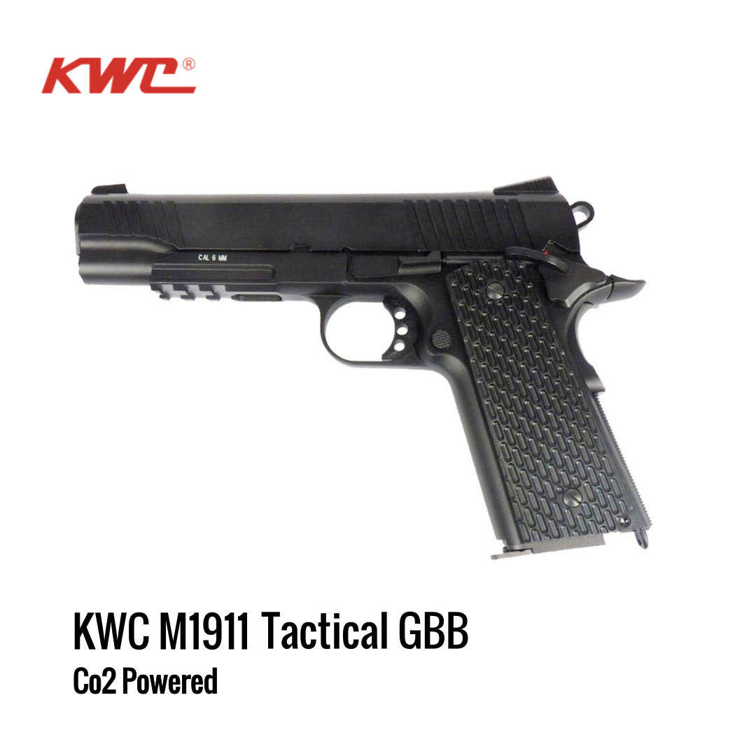 [해외] KWC M1911 Tactical Co2 블로우백 가스건