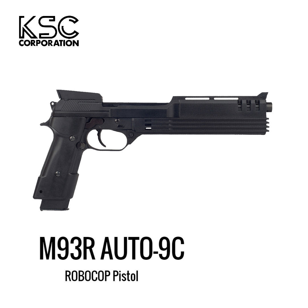 [해외] KSC M93R AUTO-9C 로보캅 피스톨 가스 블로우백