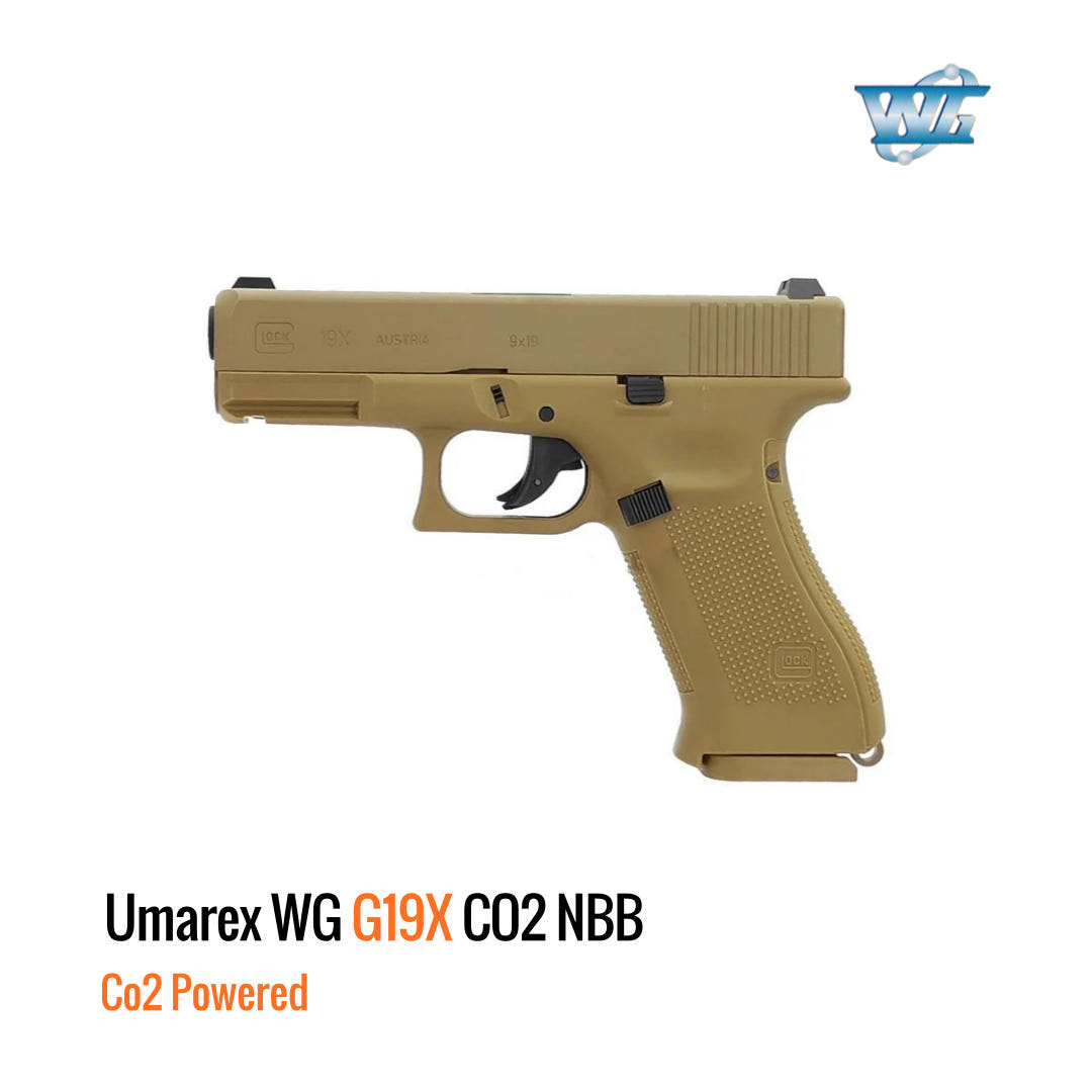 [해외] Umarex 윈건 WG G19X 글록 Co2 논블로우백 가스건 다크어쓰