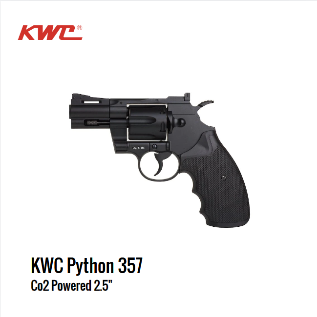 [해외] KWC Python 357 2.5인치 CO2 리볼버 풀메탈