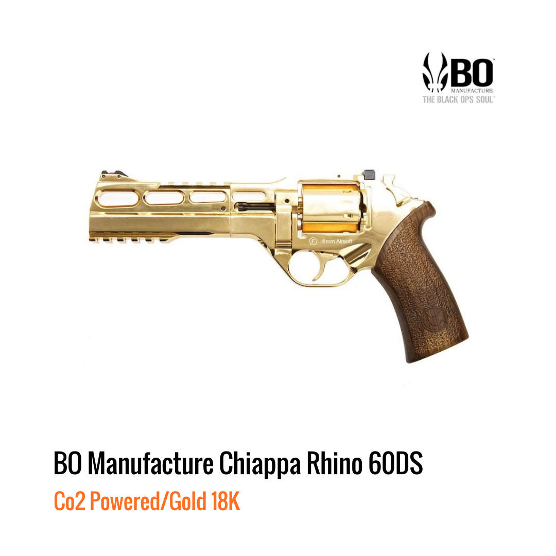 [해외] BO Manufacture Chiappa Rhino 60DS 골드 18k