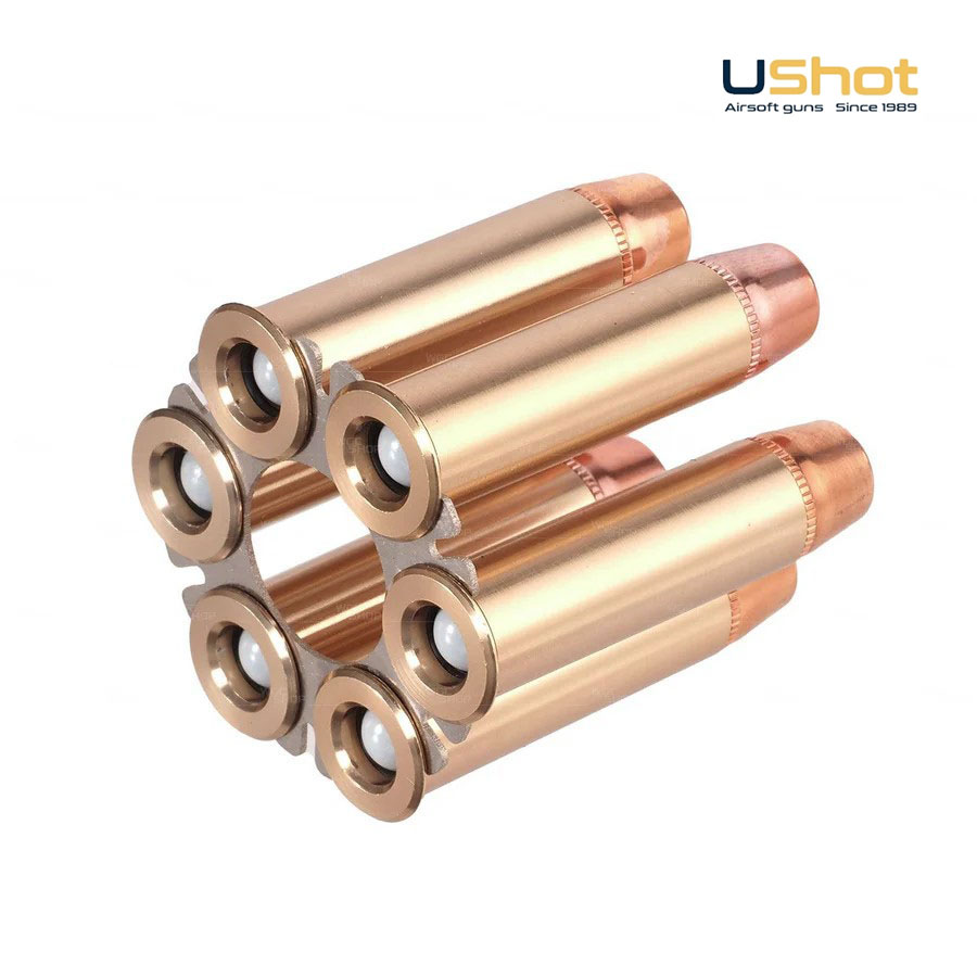 [해외] 윈건 WG S&W M29 M629 Ushot 스테인리스 스틸 쉘 카트리지 스미스웨슨