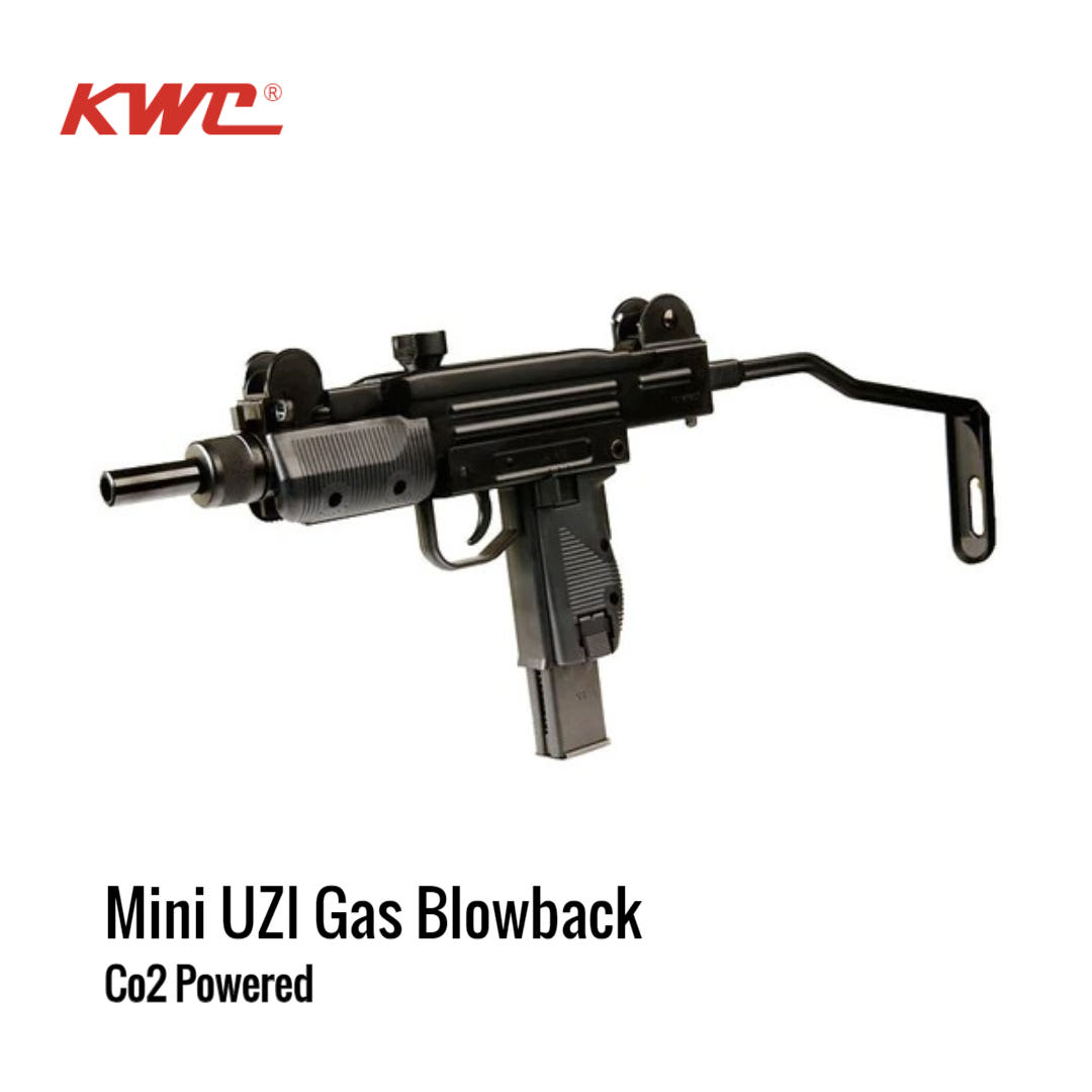 [해외] KWC Mini Uzi Co2 가스 블로우백 SMG 라이플