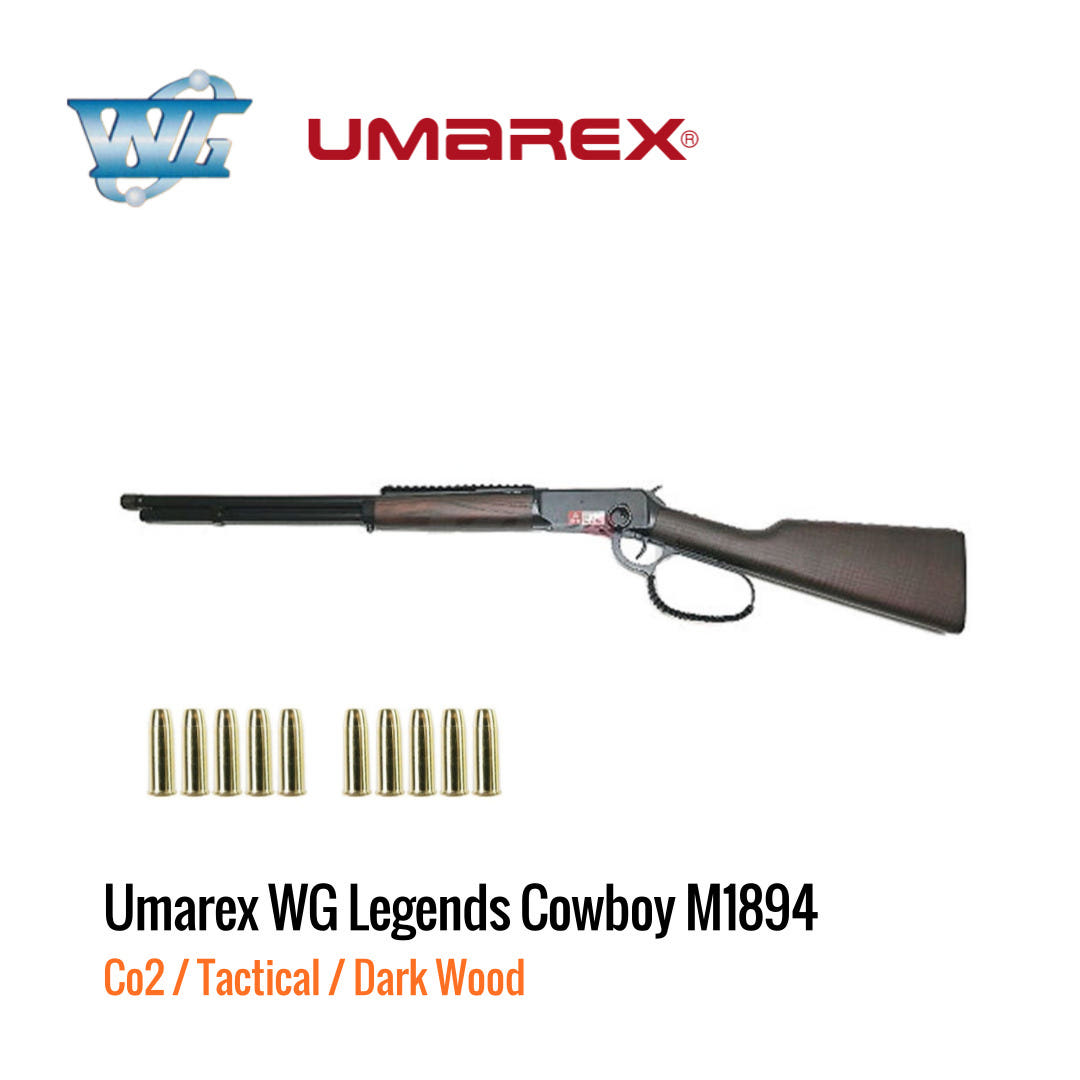 [해외] 윈건 Umarex WG Legends Cowboy 윈체스터 M1894 Co2 라이플 Tactical Real Wood Dark