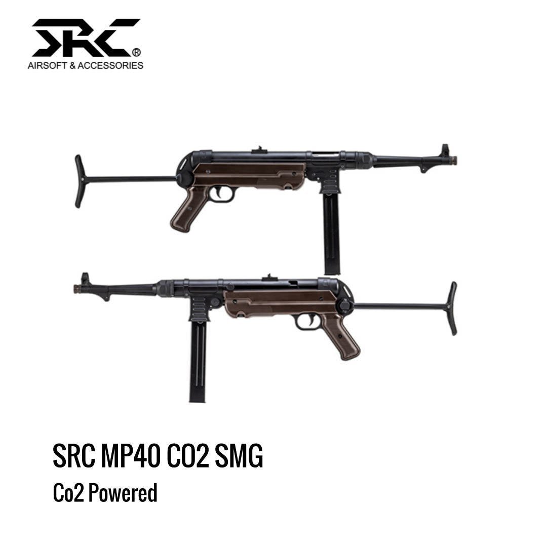 [해외] SRC MP40 CO2 블로우백 SMG 라이플