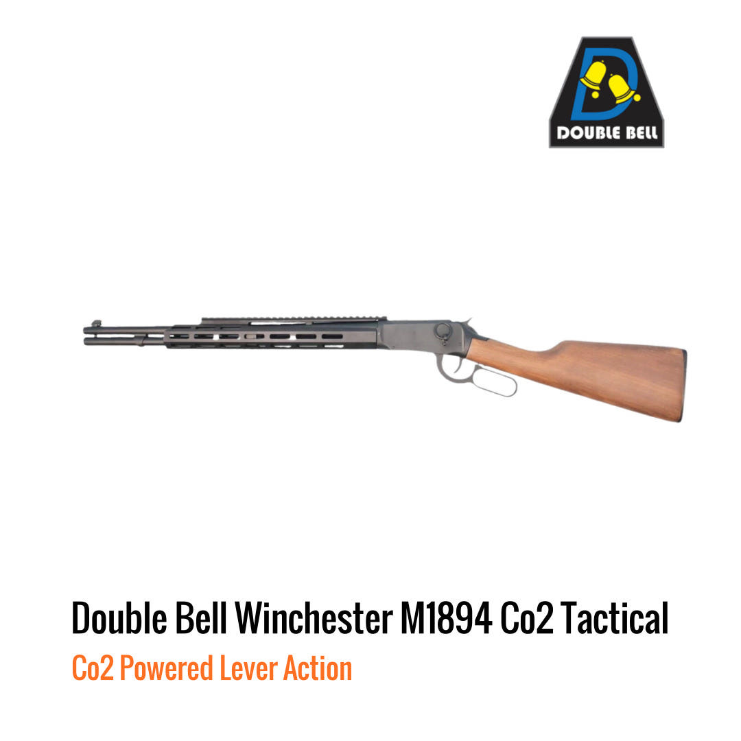 [해외] Double Bell 윈체스터 M1894 Tactical 탄피배출 Co2 가스 레버액션 라이플 Real Wood