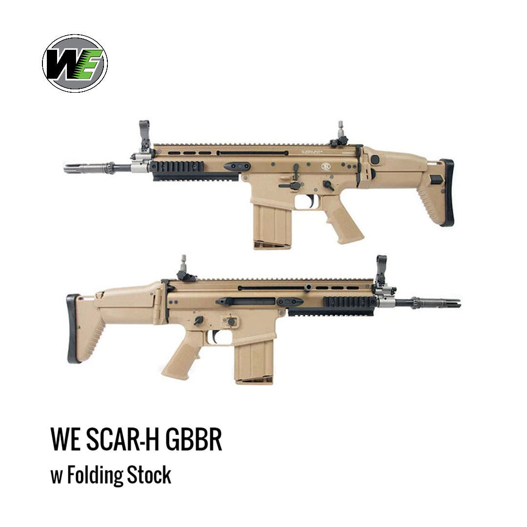 [해외] WE SCAR-H  CQC V3 GBBR 가스 블로우백 라이플 탄색