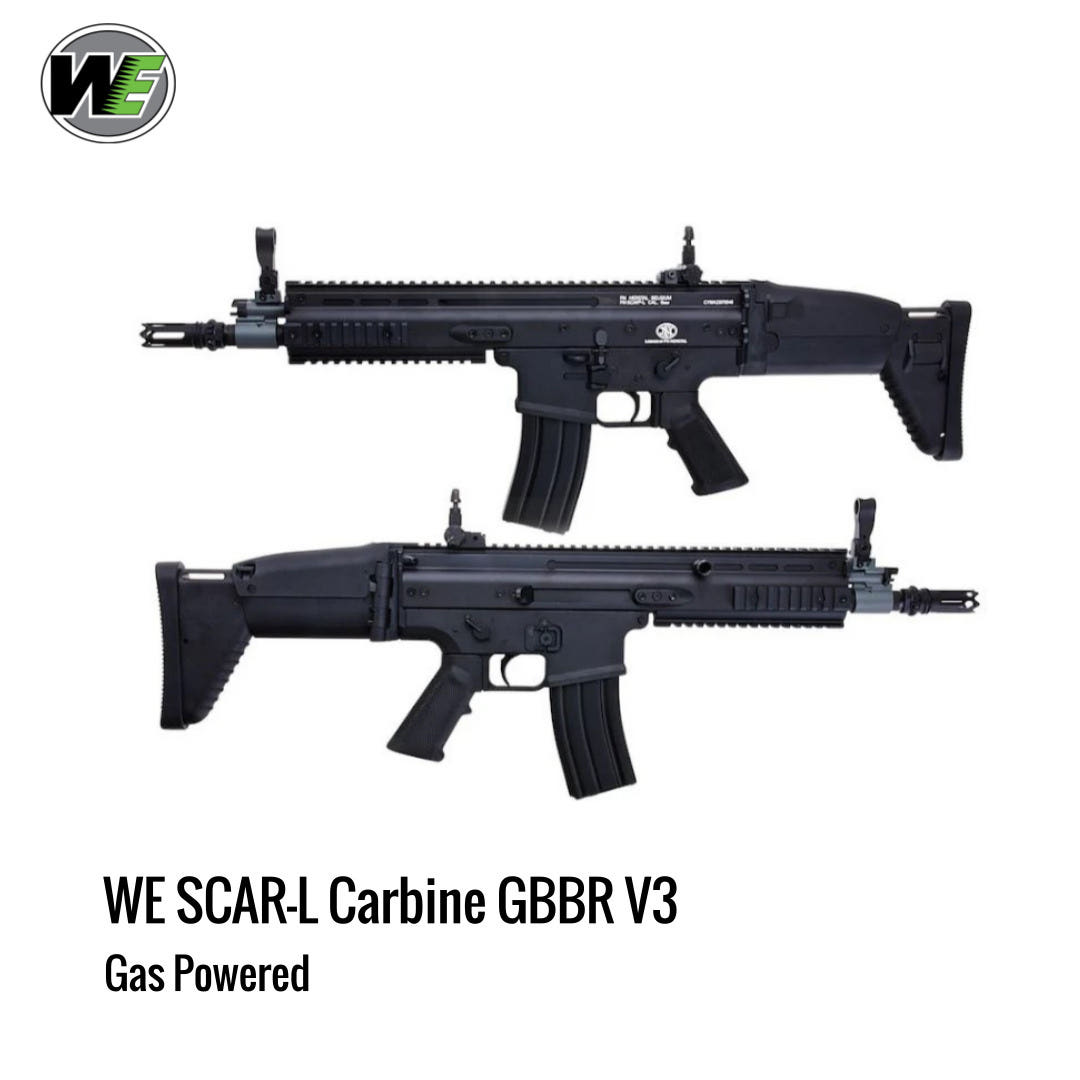 [해외] WE SCAR-L CQC GBBR V3 가스 블로우백 라이플 블랙