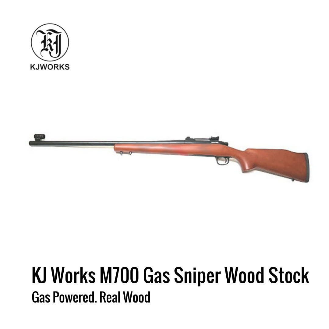 [해외] KJW M700 가스 스나이퍼 라이플 Wood Stock