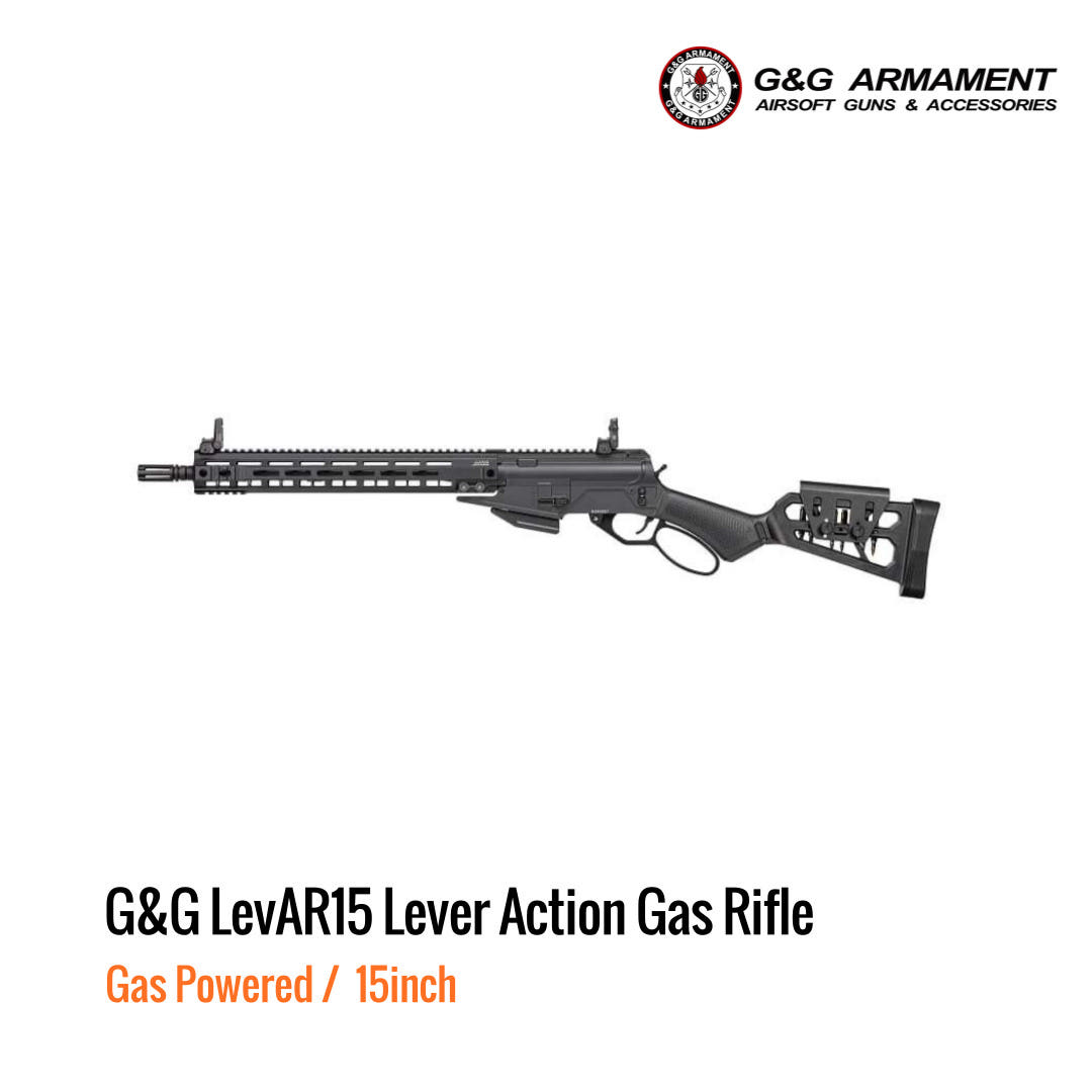 [해외] G&G LevAR15 레버액션 가스 라이플 15인치