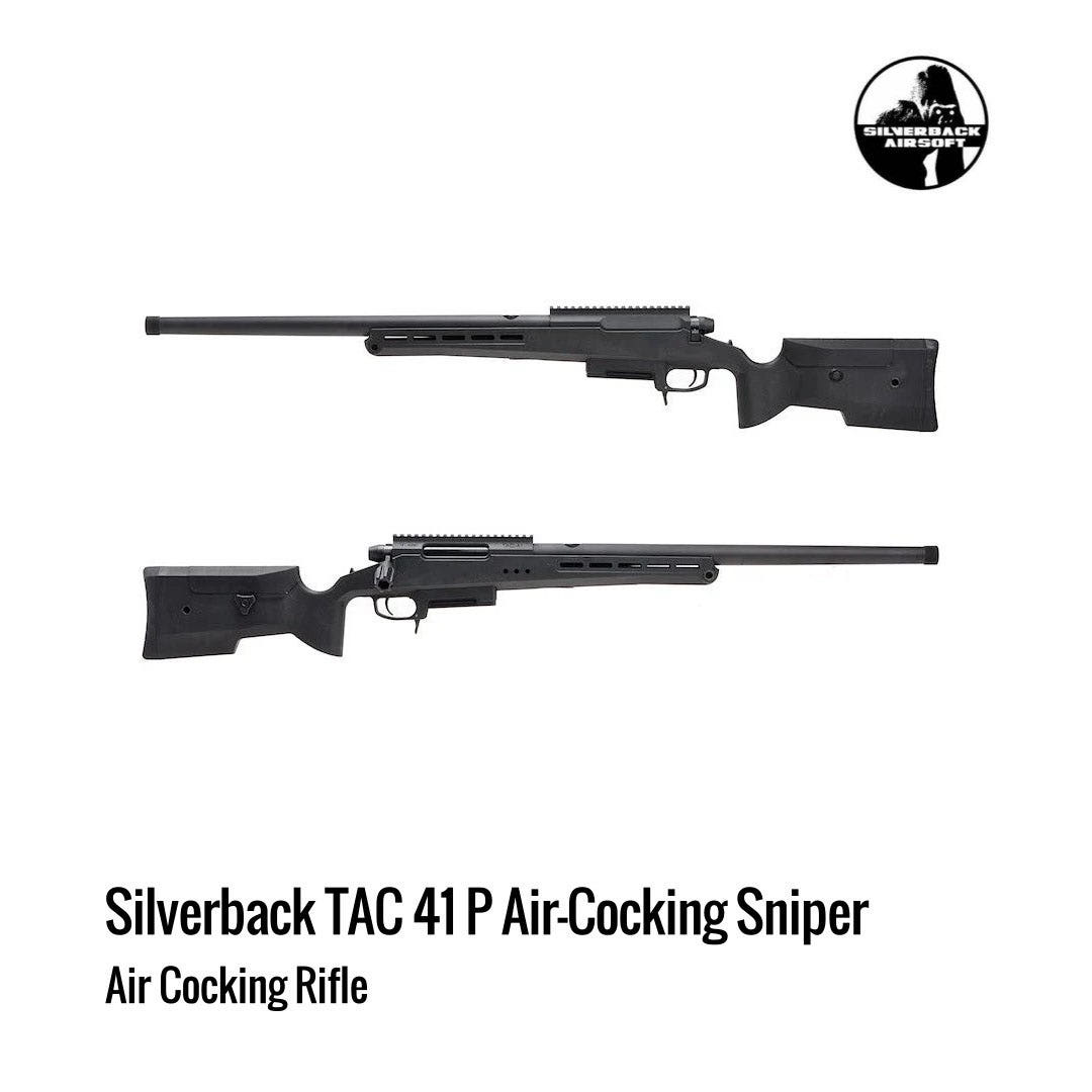[해외] Silverback TAC 41P 오리지널 에어코킹 스나이퍼 라이플 블랙