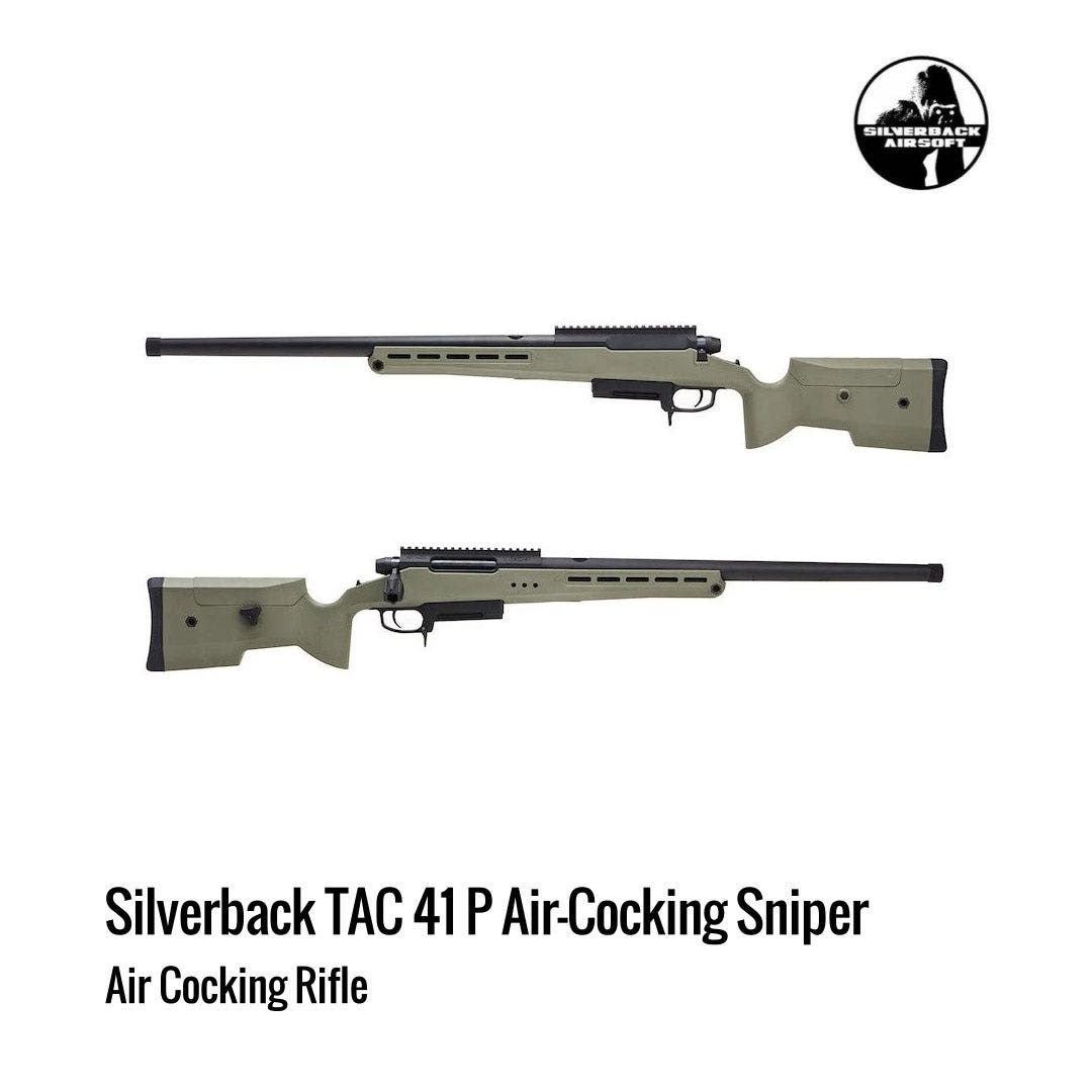 [해외] Silverback TAC 41P 오리지널 에어코킹 스나이퍼 라이플 올리브드랍