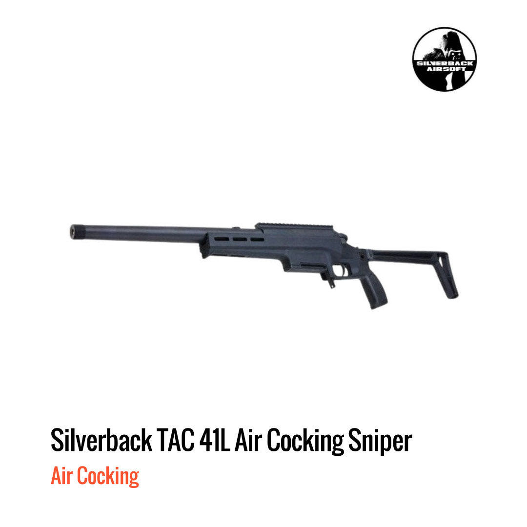 [해외] Silverback TAC 41L 오리지날 에어코킹 스나이퍼 라이플 블랙