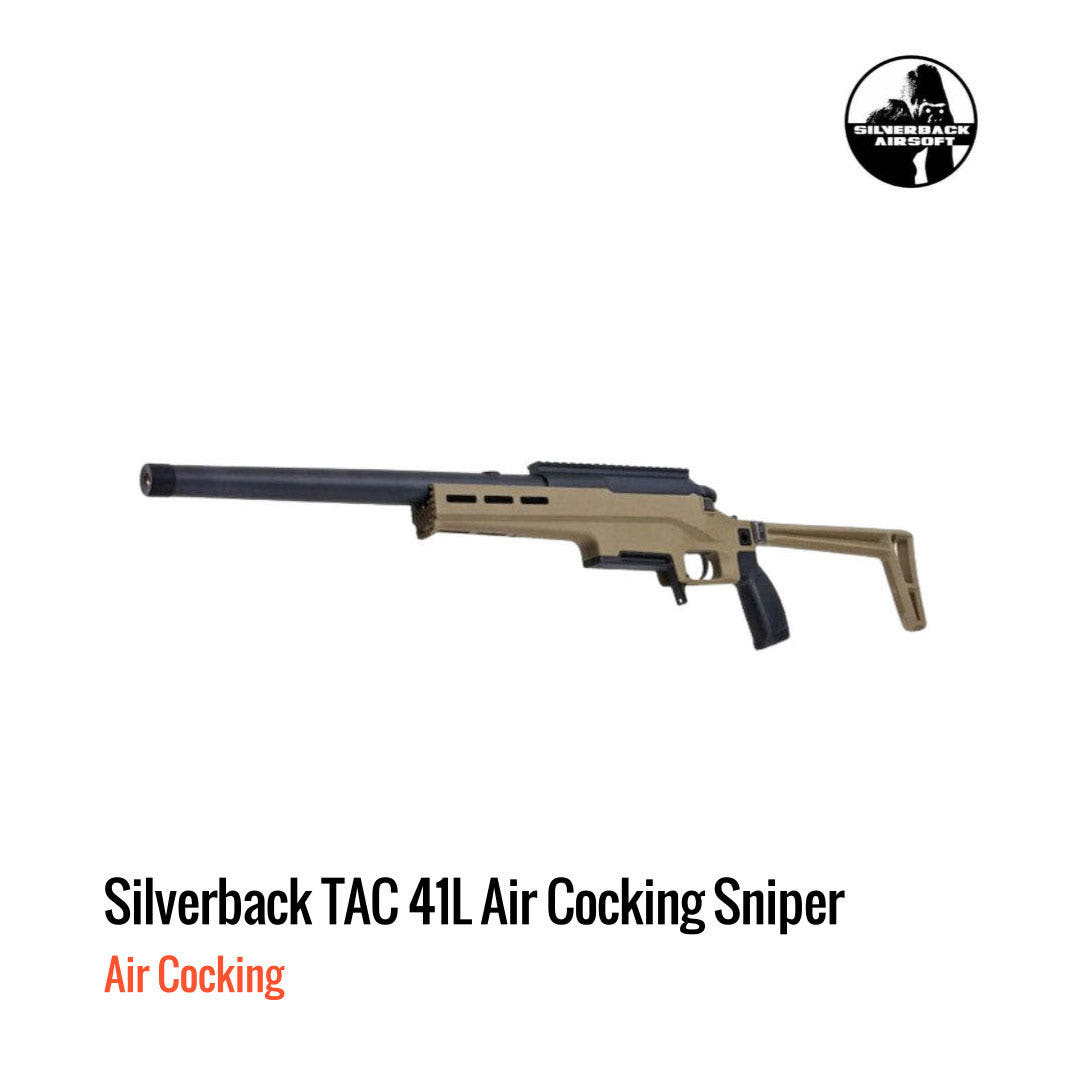 [해외] Silverback TAC 41L 오리지날 에어코킹 스나이퍼 라이플 다크어쓰
