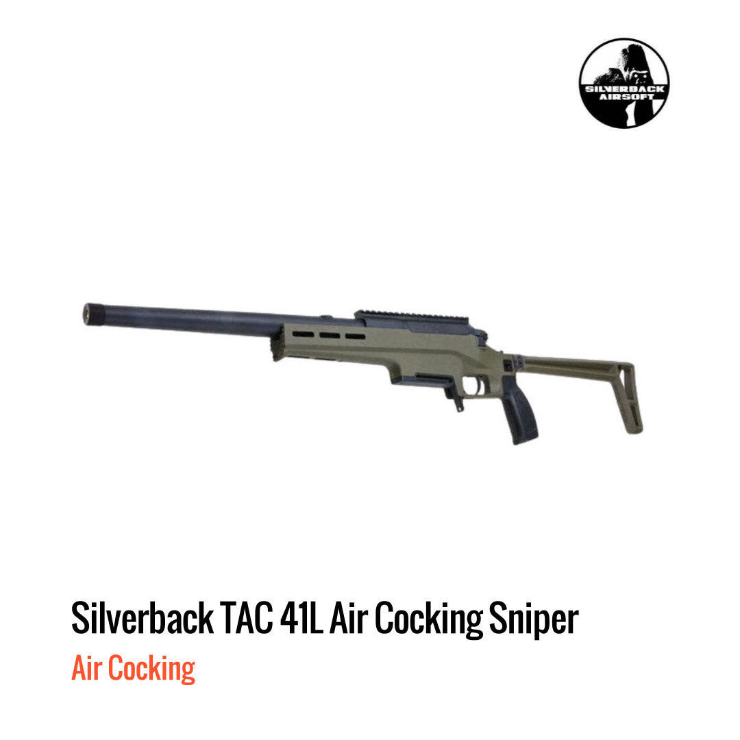 [해외] Silverback TAC 41L 오리지날 에어코킹 스나이퍼 라이플 올리브드랍
