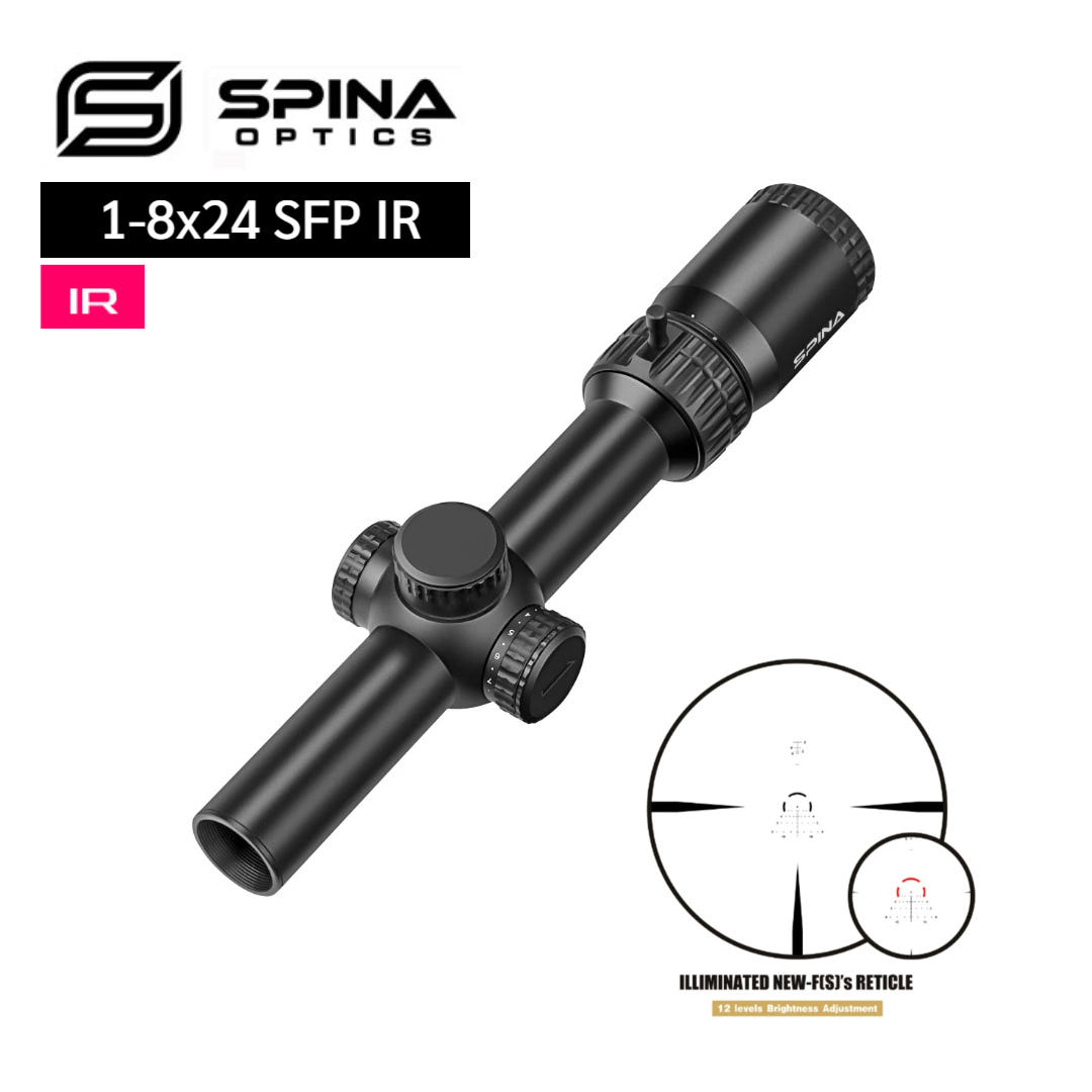 [해외] 8배율 1-8x24 SFP IR 쇼트 스코프 SPINA SP-1824-SFPNF