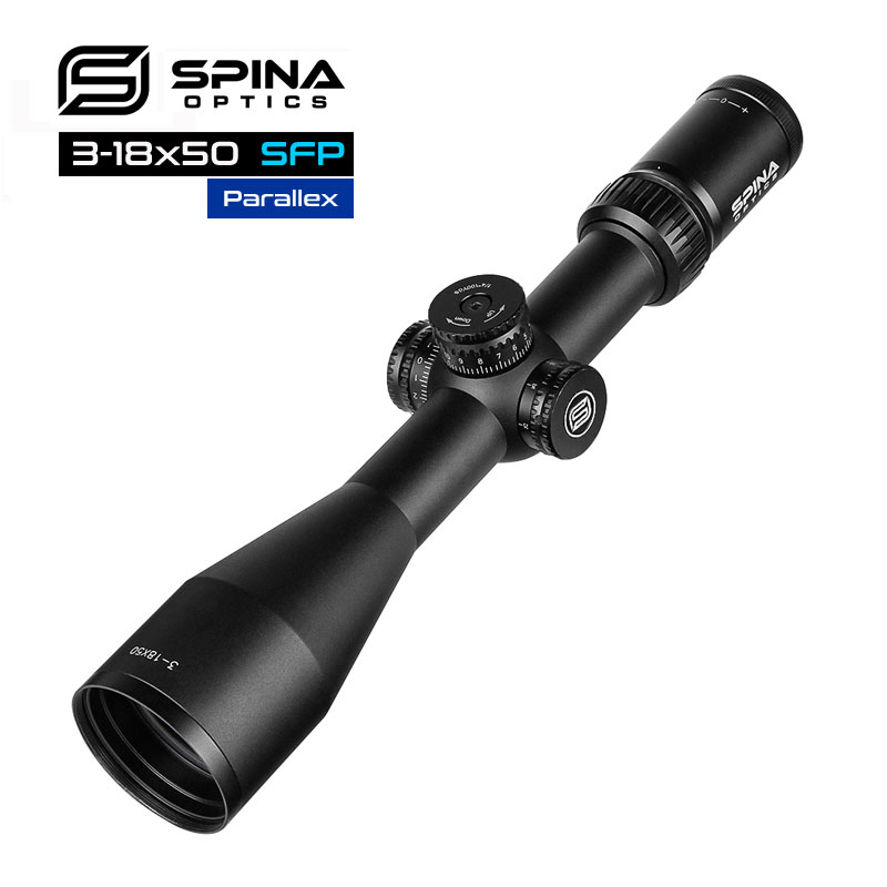 [해외]18배율 3-18x50 SFP 라이플 스코프 SPINA SP-31850-SFP