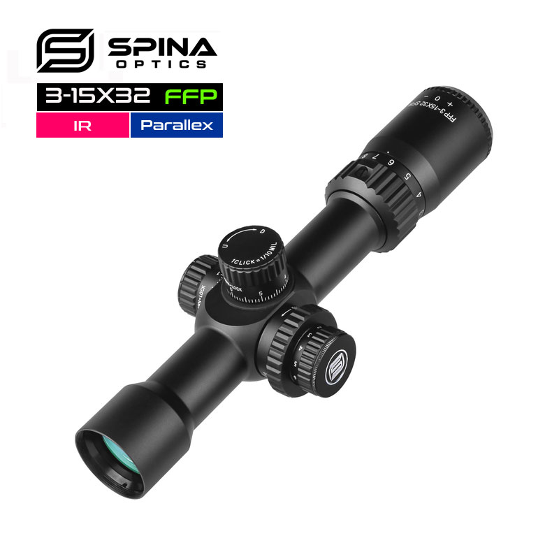 [해외] 15배율 3-15x32 FFP 쇼트 스코프 SPINA SP-31532-FFPIRP