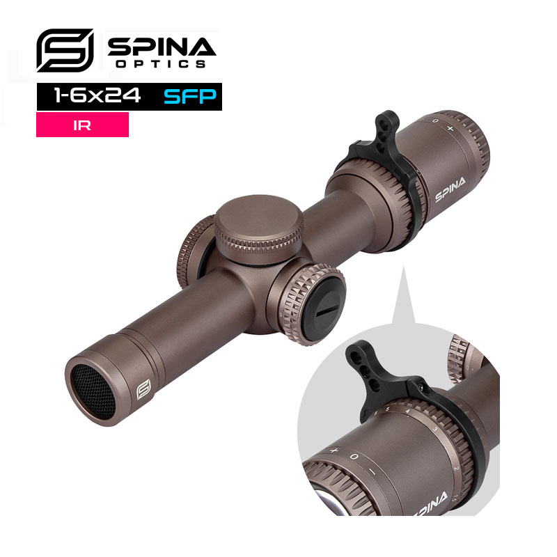 [해외] 6배율 1-6x24 SFP 쇼트 스코프 SPINA SP-1624-CRSFP