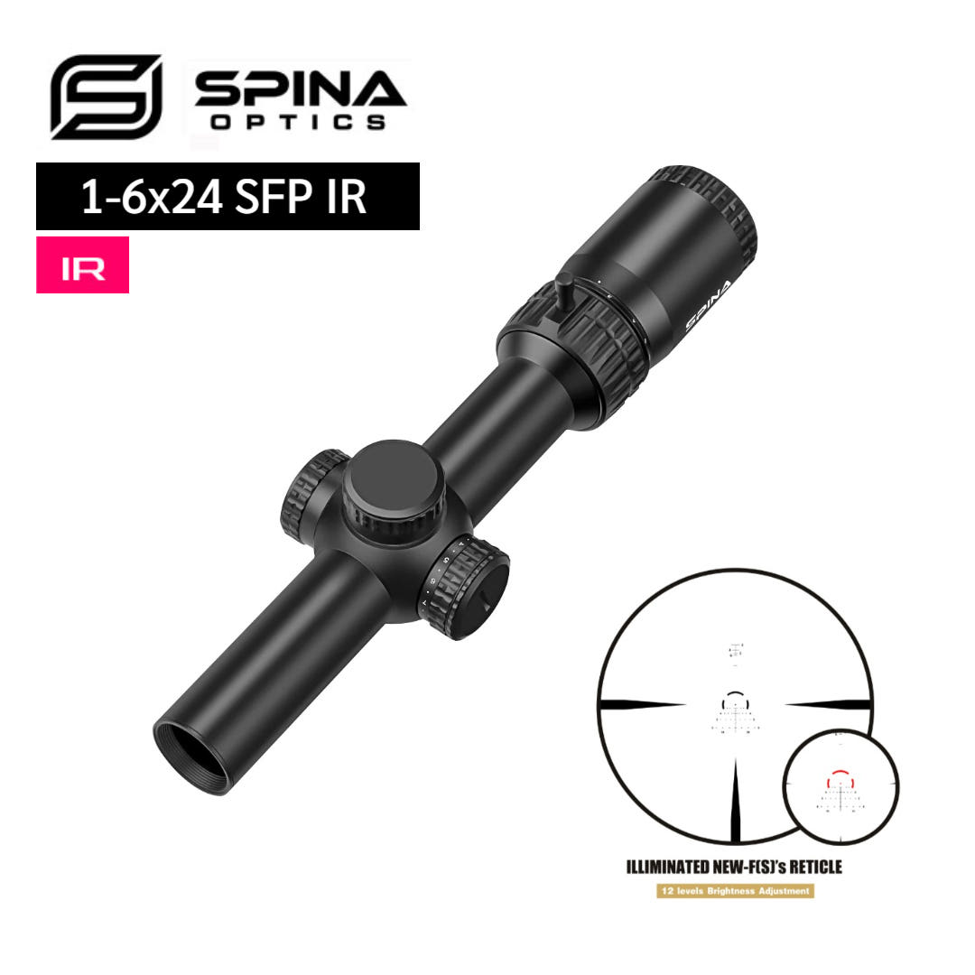 [해외] 6배율 1-6x24 SFP IR 쇼트 스코프 SPINA SP-1624-SFPNF