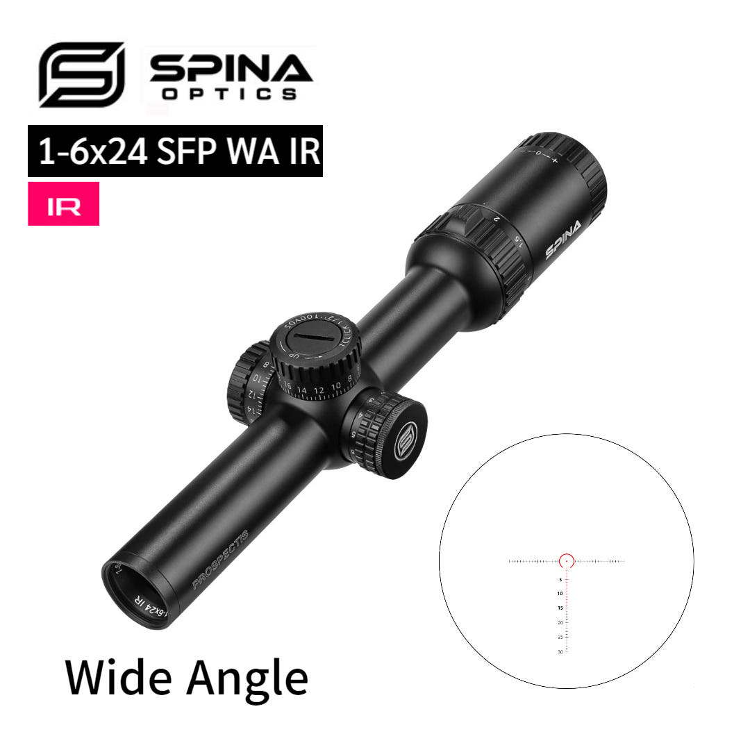 [해외] 6배율 1-6x24 SFP IR 쇼트 스코프 SPINA SP-1624-SFPNFWA