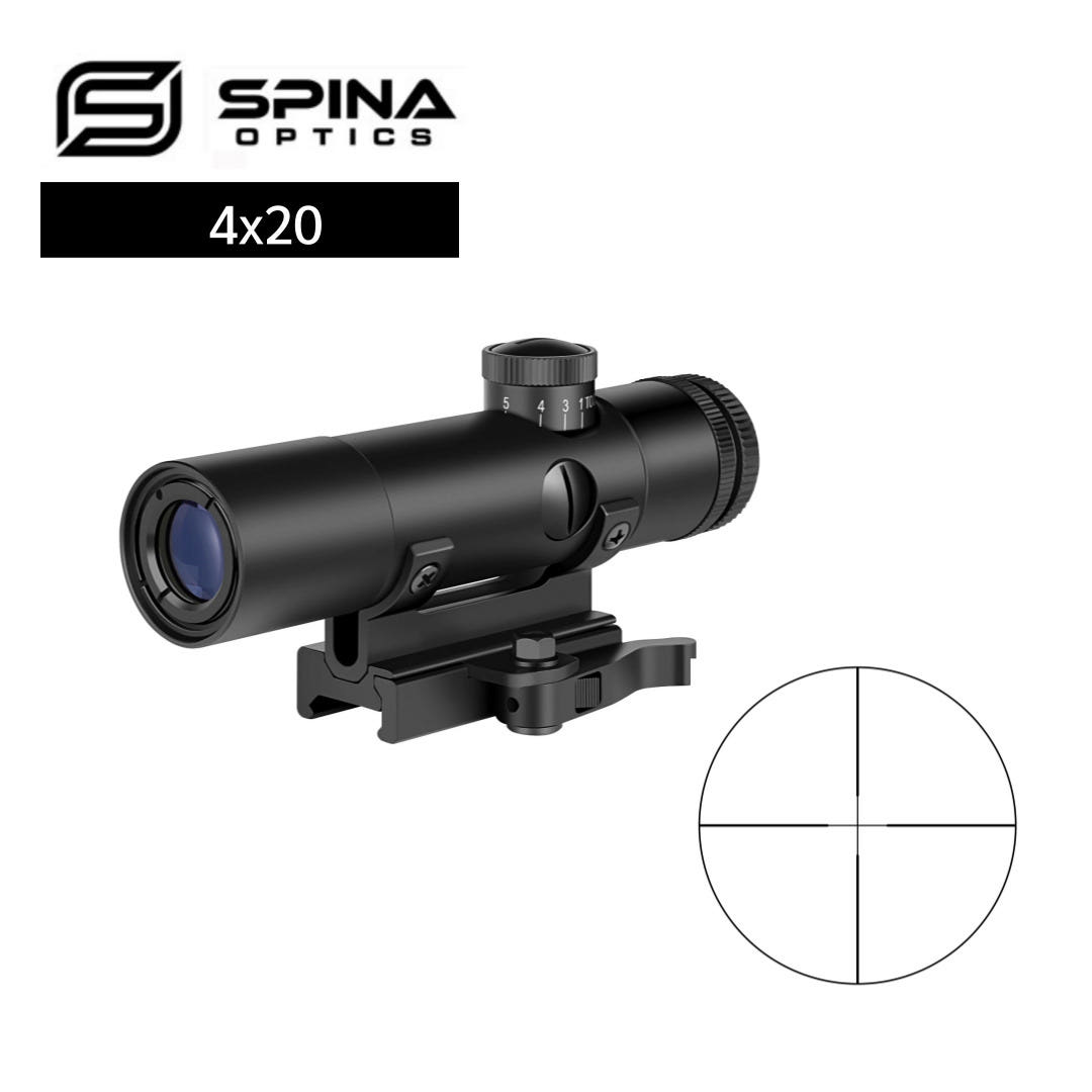 [해외] 4배율 고정 4x20 쇼트 스코프 SPINA SP-0420-QD