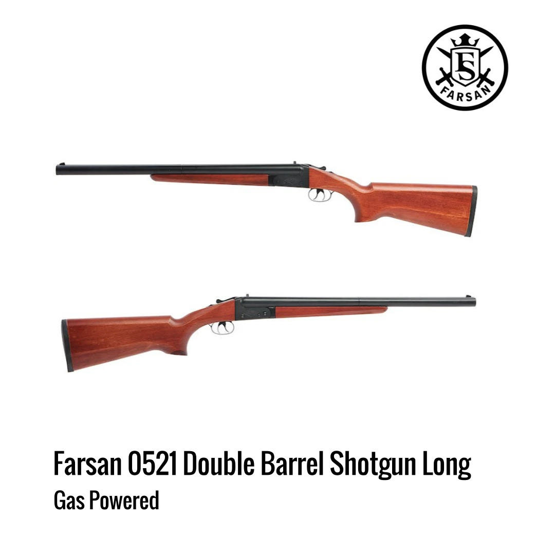 [해외] Farsan 더블바렐 가스 샷건 롱타입 나무재질