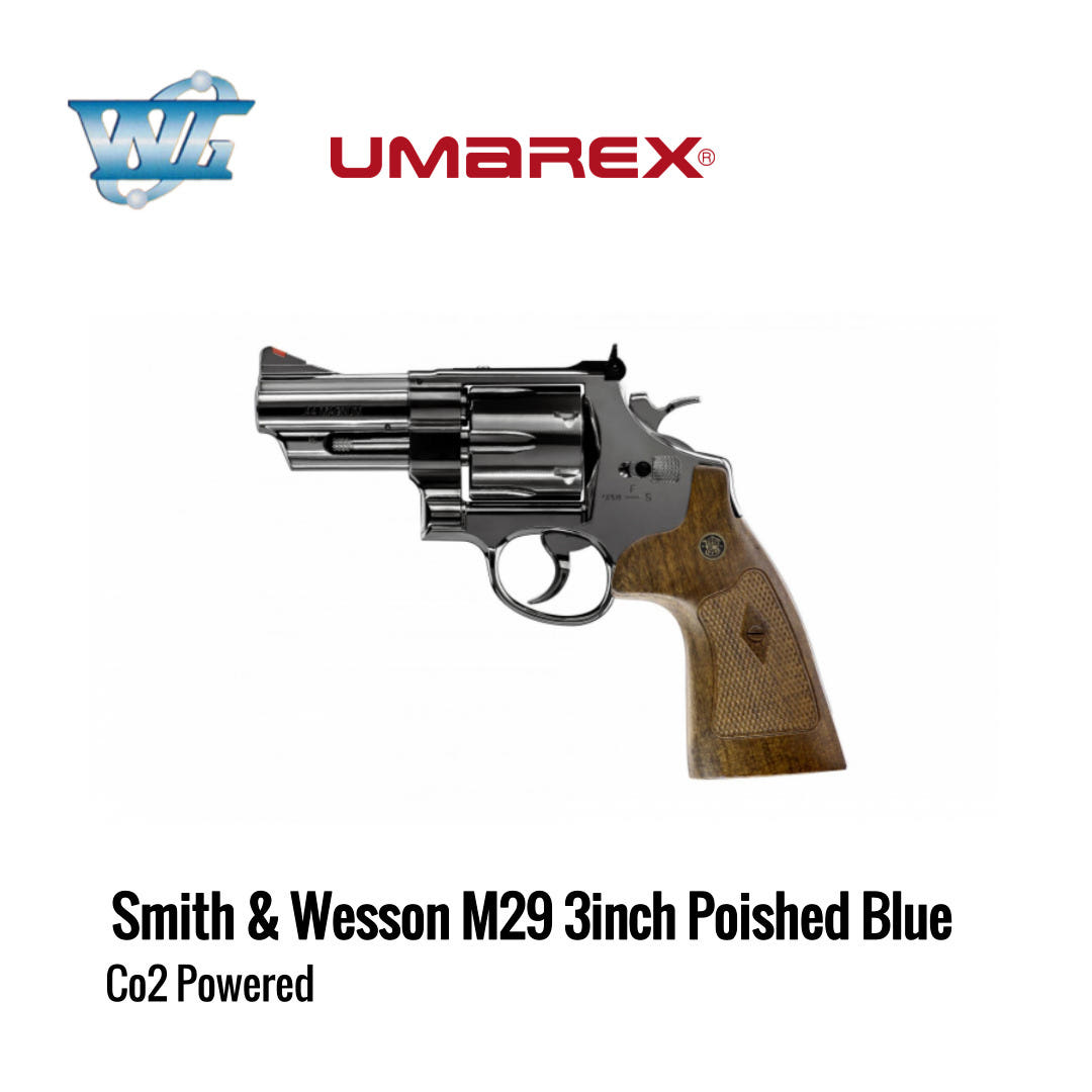[해외] 윈건 Umarex WG M29 Co2 리볼버 3인치 폴리쉬블루 스미스웨슨