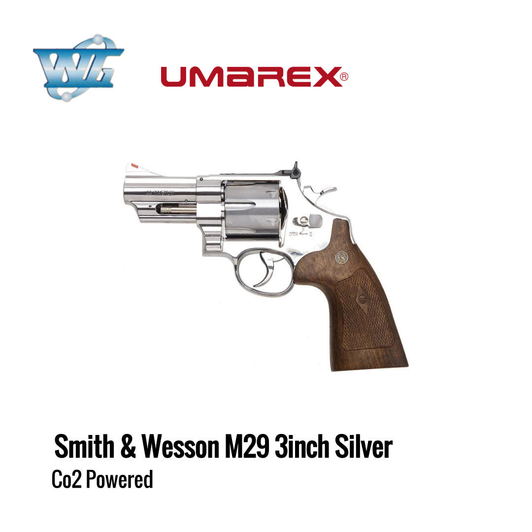 [해외] 윈건 Umarex WG M29 Co2 리볼버 3인치 실버 스미스웨슨