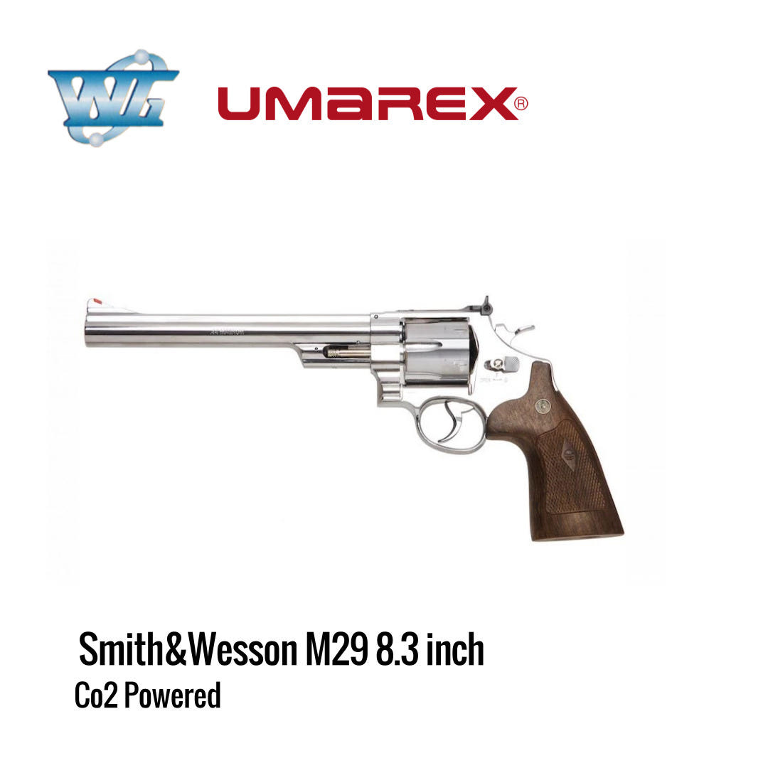 [해외] 윈건 Umarex WG M29 Co2 리볼버 8.3인치 실버 스미스웨슨