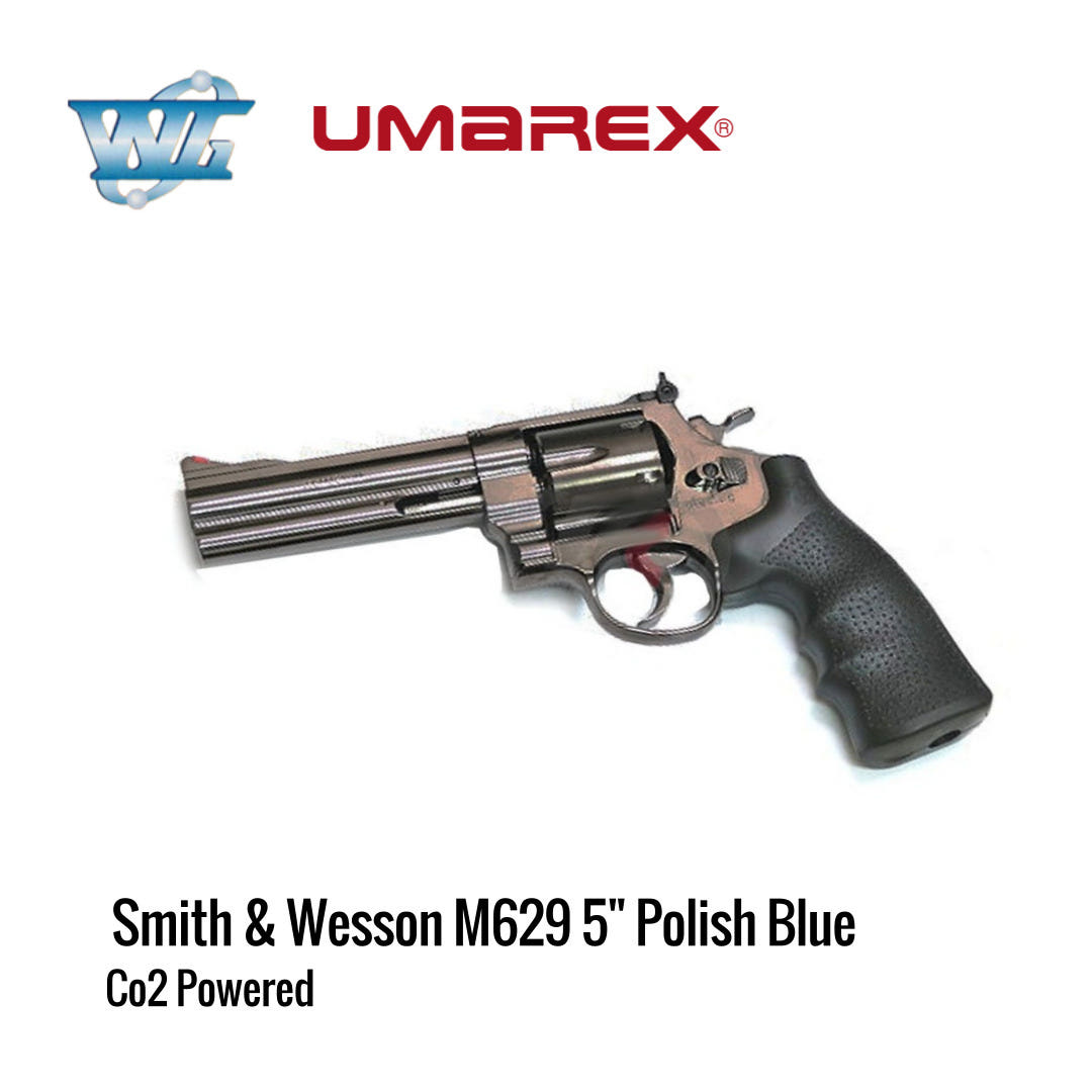 [해외] 윈건 Umarex M629 Co2 리볼버 5인치 폴리쉬블루 스미스웨슨