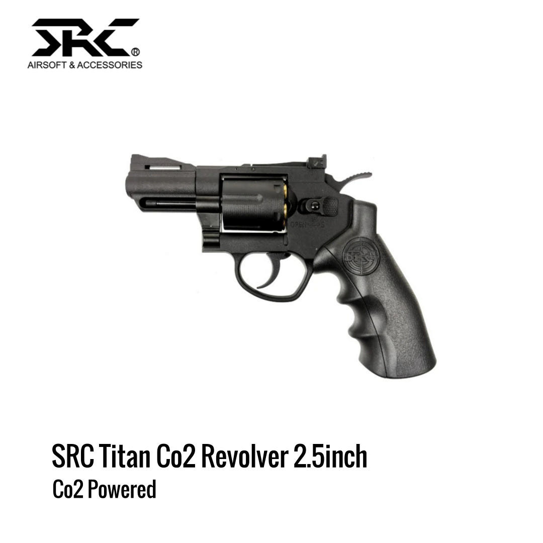 [해외] SRC Titan Co2 리볼버 2.5인치 블랙